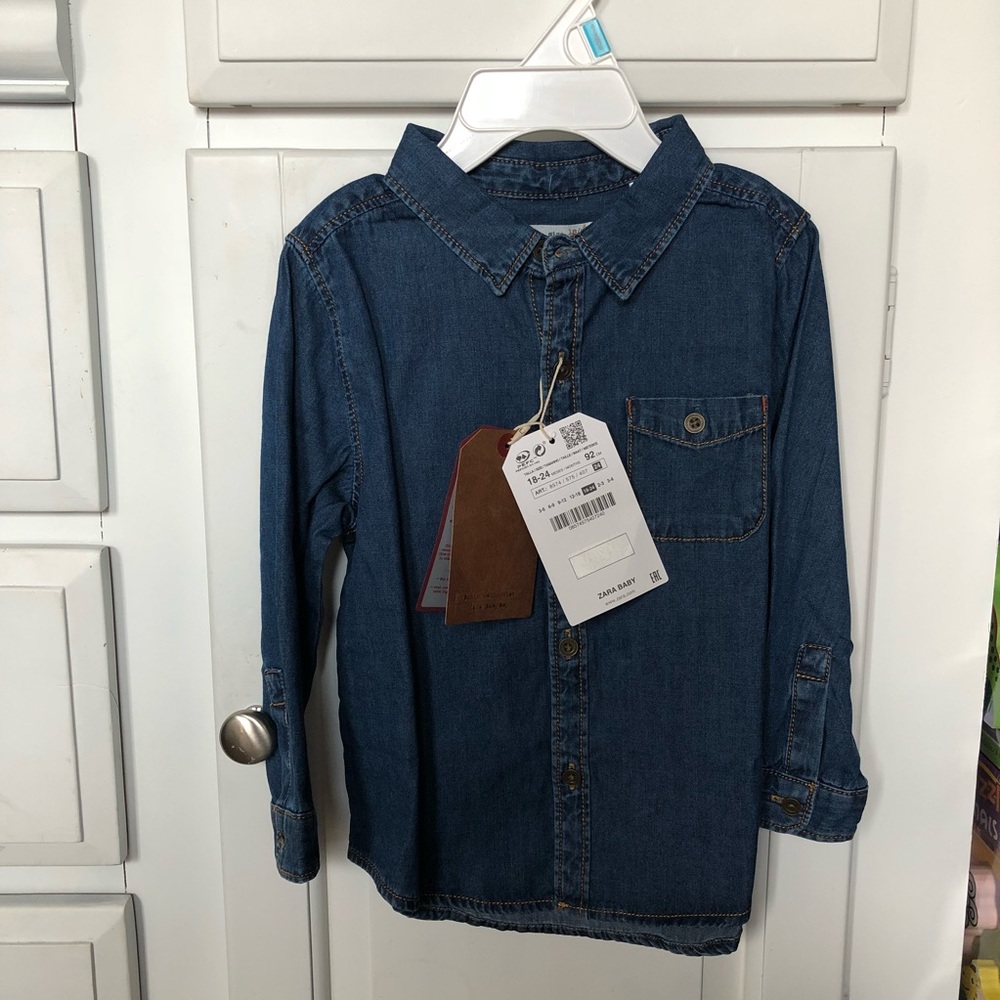 Toddlers denim shirt